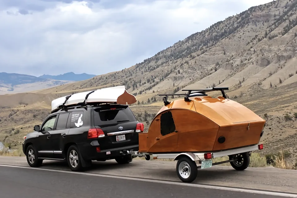 CLC Teardrop Camper 🌄 Easy towing, off-grid power, no setup! 🚙