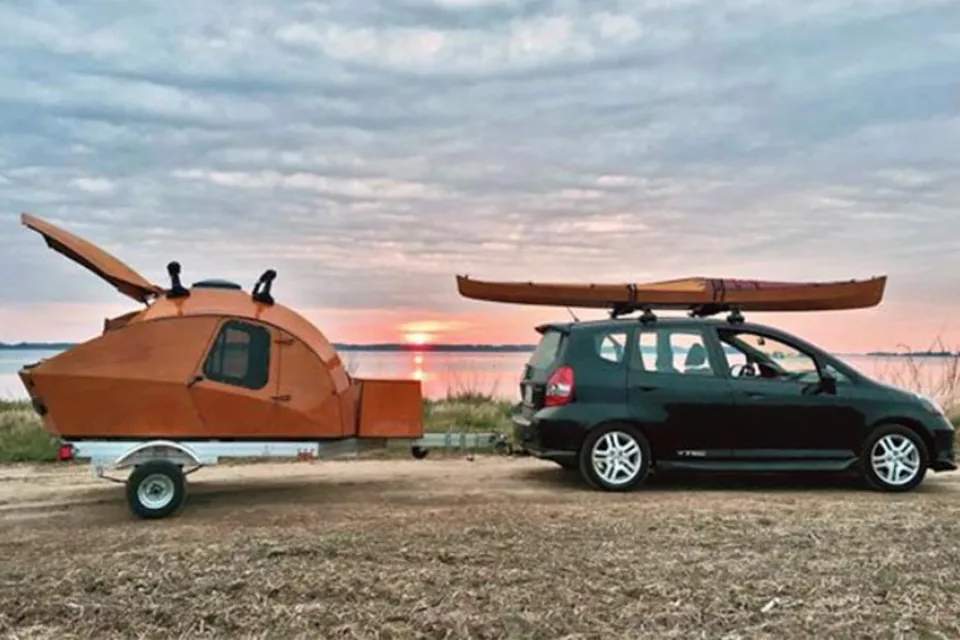 CLC Teardrop Camper 🌄 Easy towing, off-grid power, no setup! 🚙