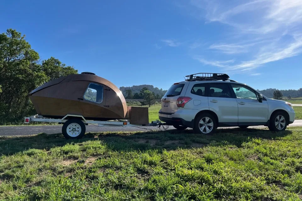 CLC Teardrop Camper 🌄 Easy towing, off-grid power, no setup! 🚙