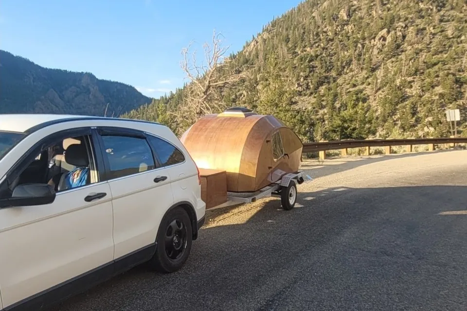 CLC Teardrop Camper 🌄 Easy towing, off-grid power, no setup! 🚙