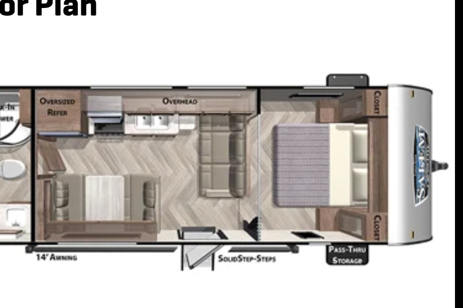 Campbell's Forest River Salem cruise lite Travel Trailer
