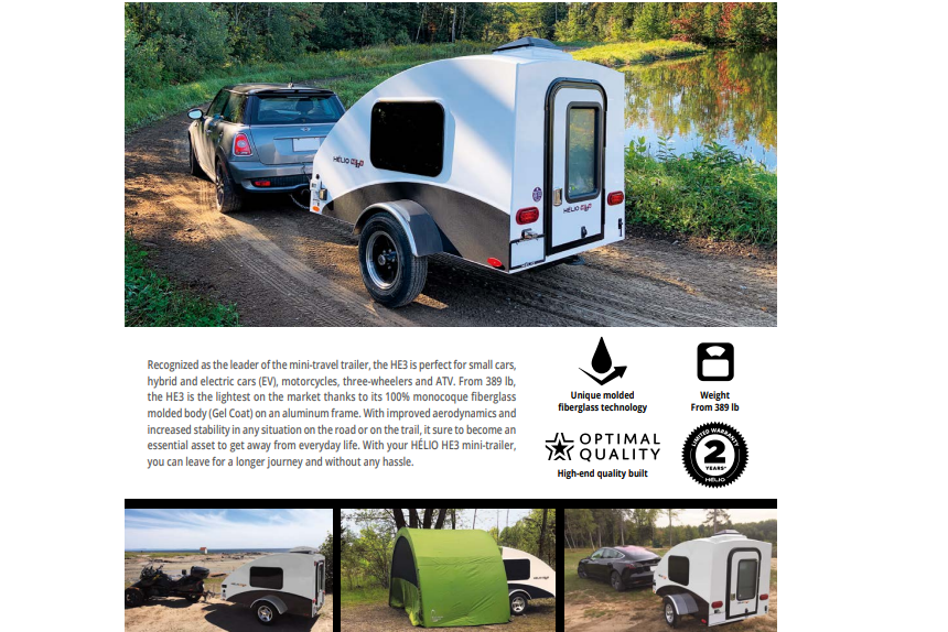 Helio HE3+ Lightweight Trailer