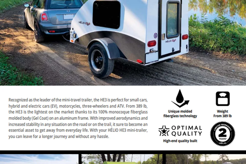 Helio HE3+ Lightweight Trailer
