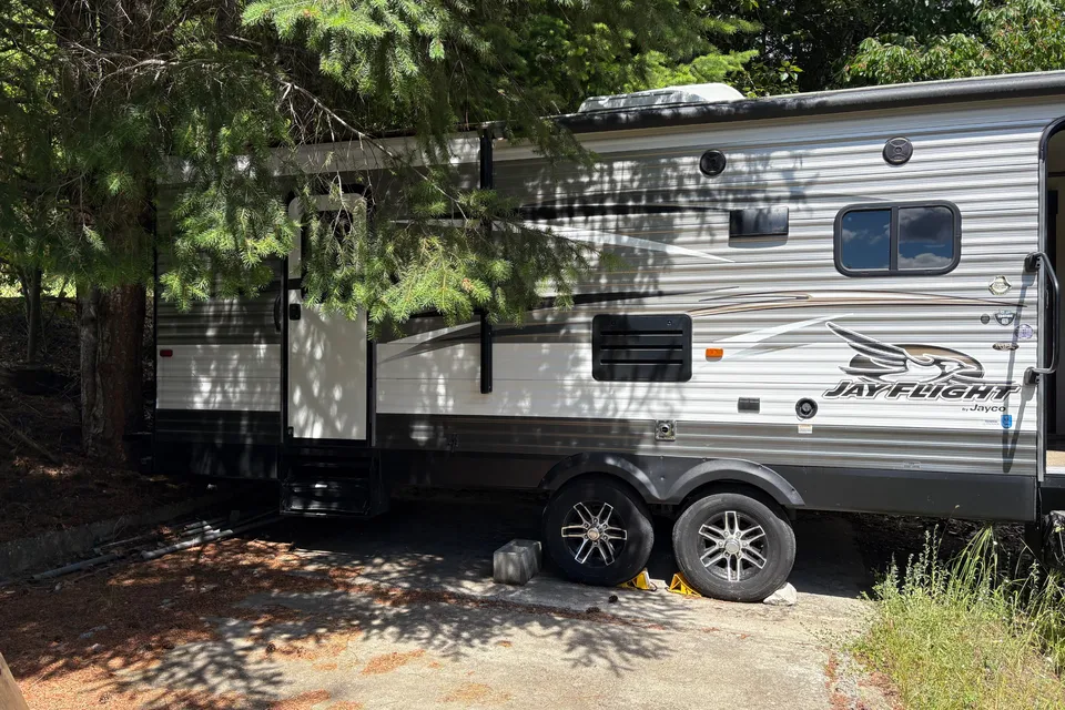 Jayco 28’ BH Travel Trailer with Paddle Boards