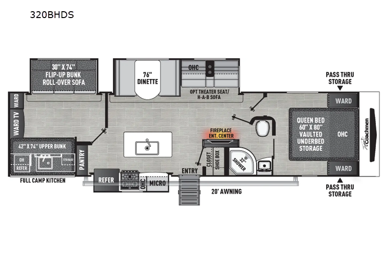 Bunkhouse Bliss: Coachmen Freedom Express 320 BHDS Travel Trailer