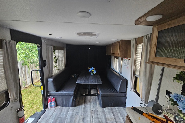 Gina's Forest River MBRR33 Toy Hauler