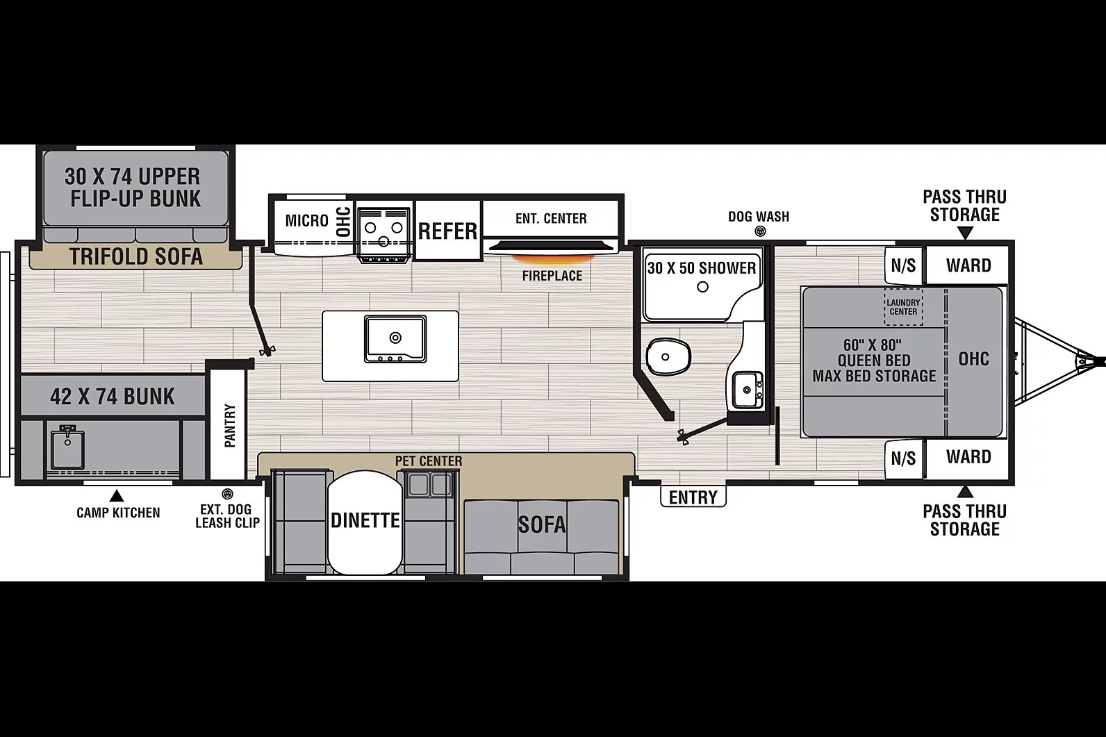 Quinn's Coachmen Northern Spirit 3379BH Travel Trailer