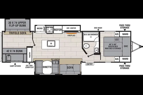 Quinn's Coachmen Northern Spirit 3379BH Travel Trailer