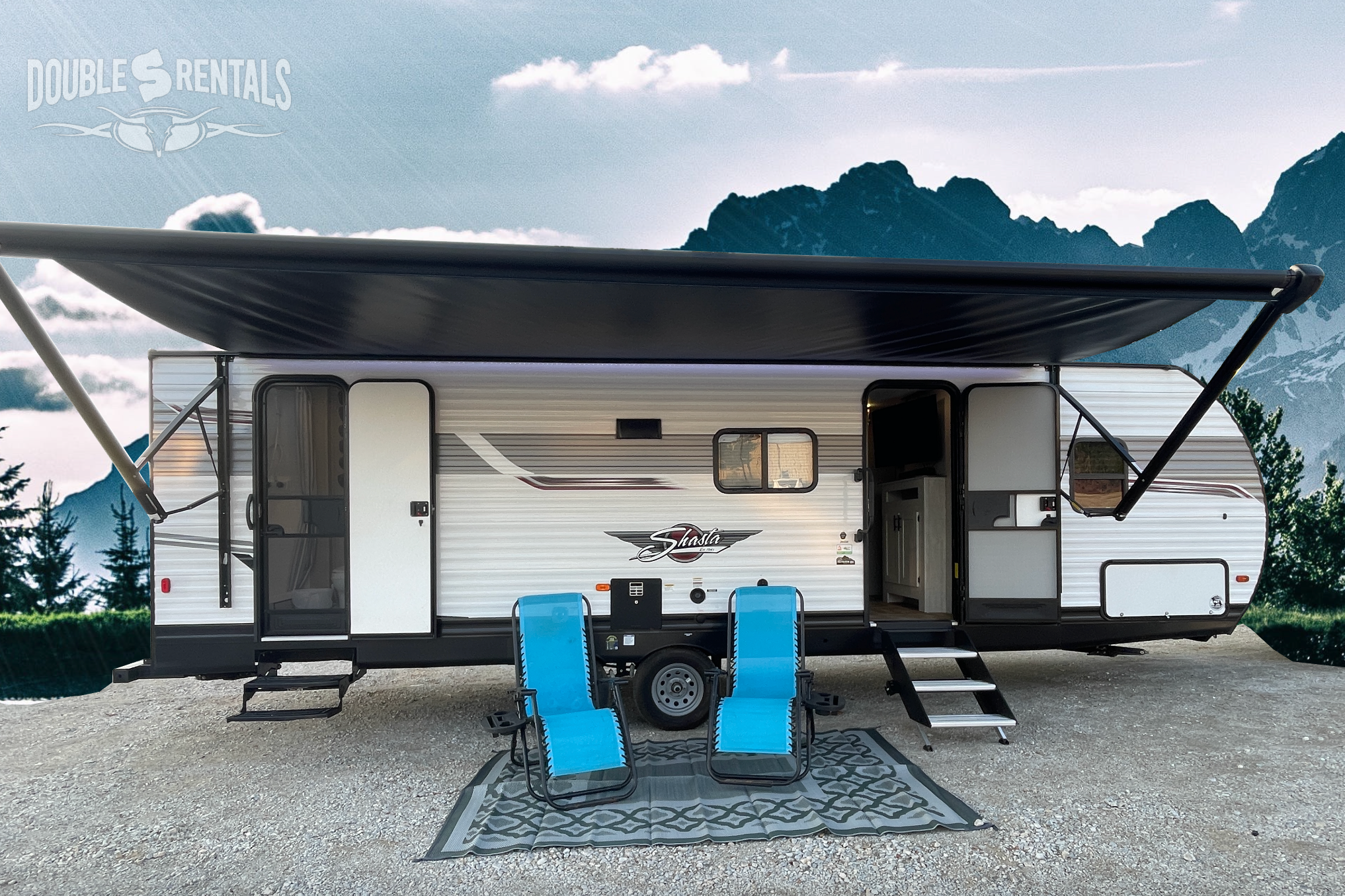 SHASTA Dual-Entry Bunkhouse with Private Master, Solar, and TWO A/C units!