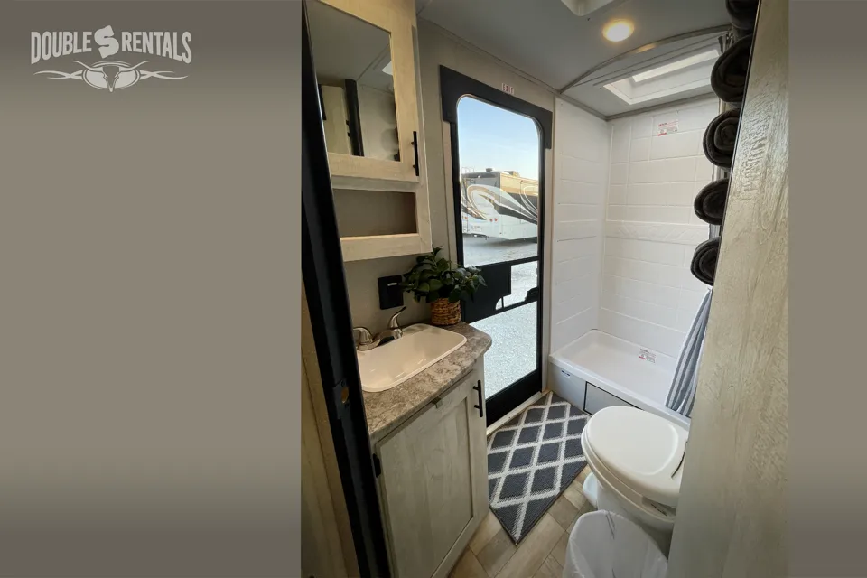 SHASTA Dual-Entry Bunkhouse with Private Master, Solar, and TWO A/C units!