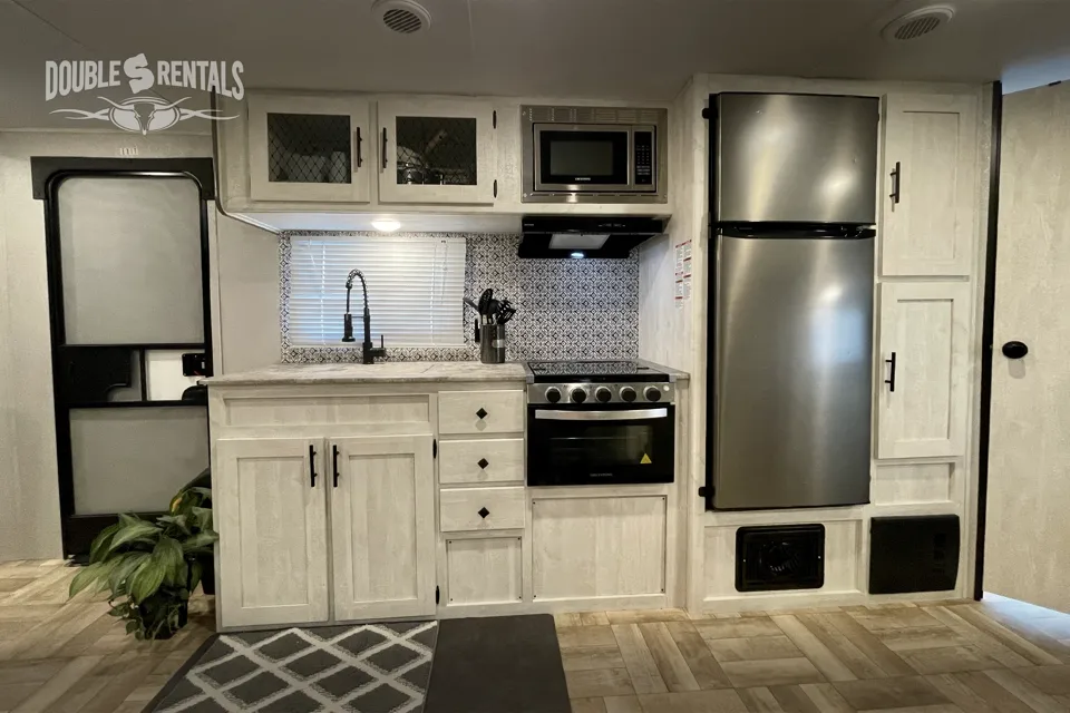 SHASTA Dual-Entry Bunkhouse with Private Master, Solar, and TWO A/C units!