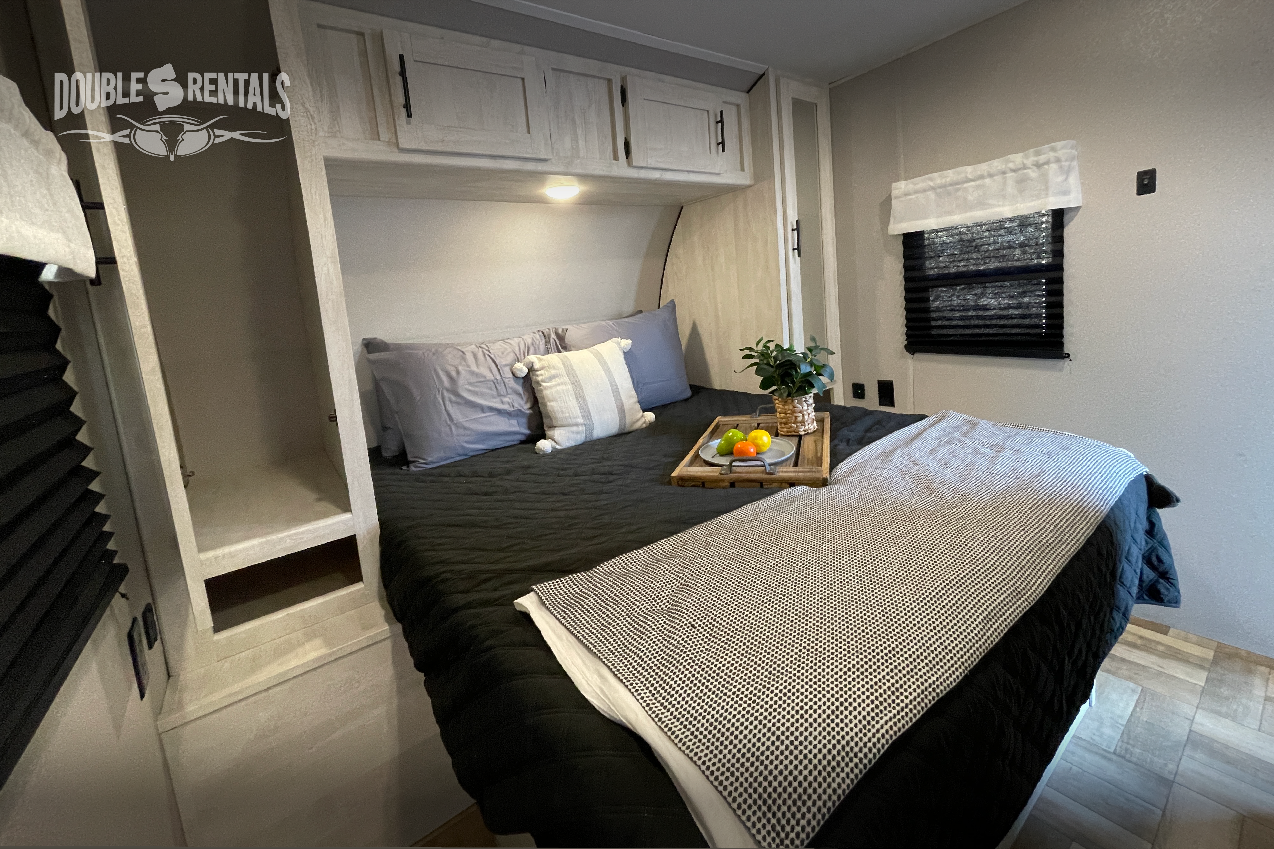 SHASTA Dual-Entry Bunkhouse with Private Master, Solar, and TWO A/C units!