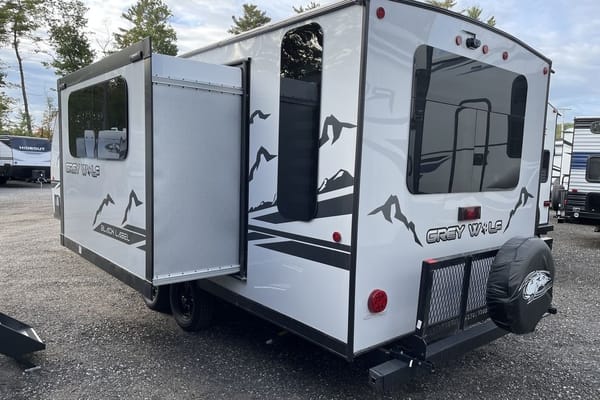 “Monique” - New 2022 Forest River Grey Wolf 23 MKBL Black Label