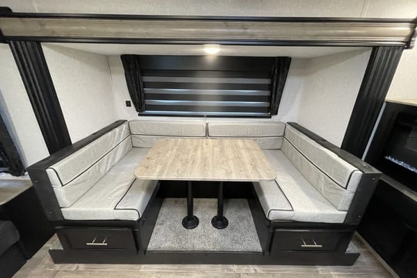 “Monique” - New 2022 Forest River Grey Wolf 23 MKBL Black Label