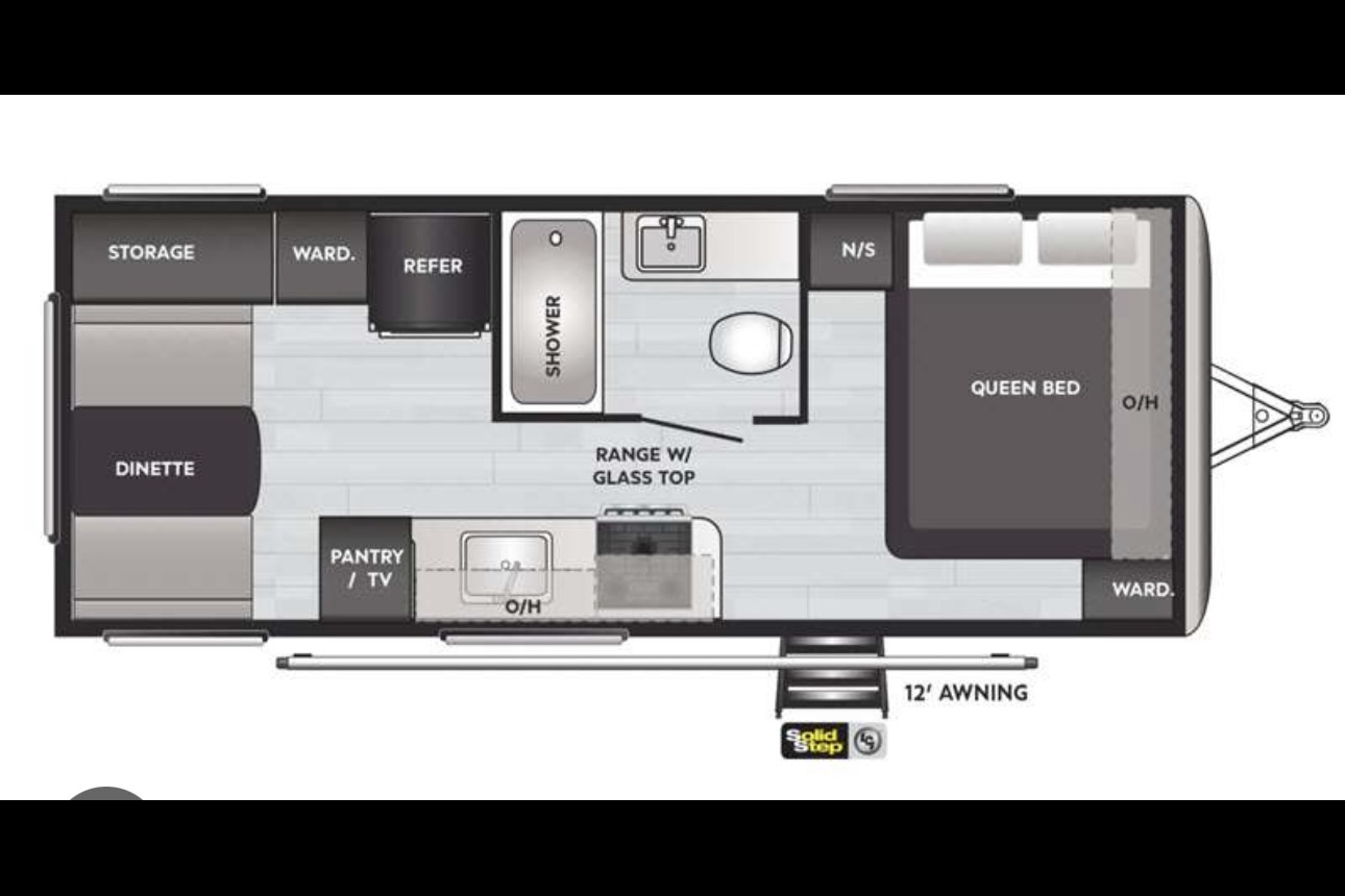 Charla's one of a kind Keystone SM1 Travel Trailer