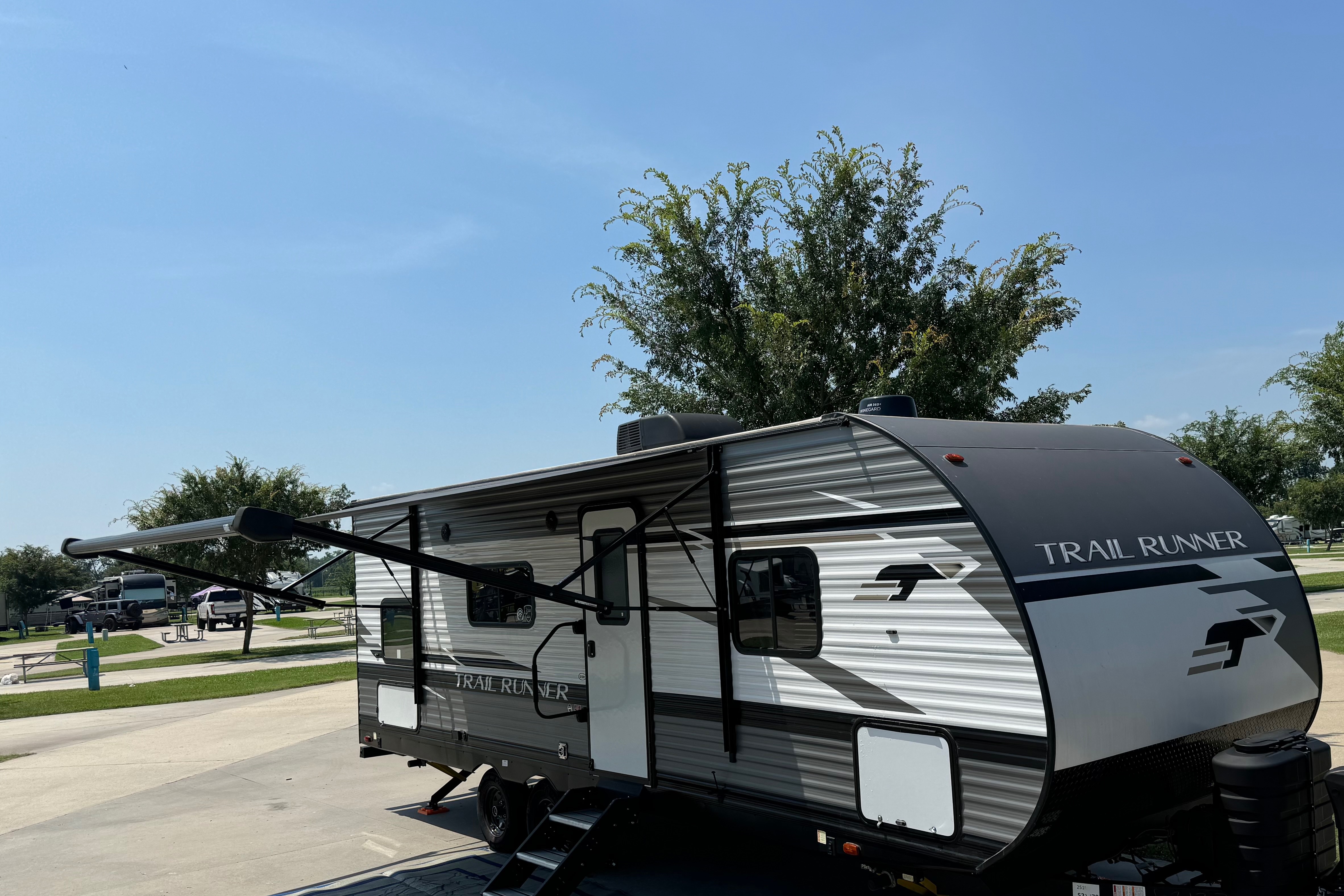 The happy camper