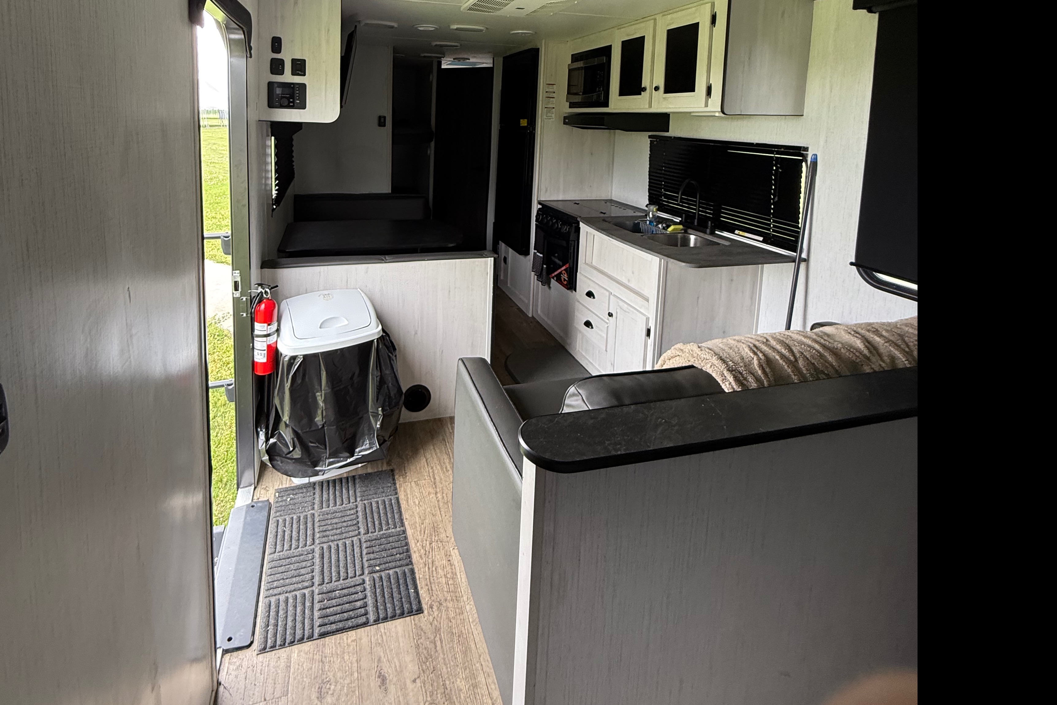 The happy camper