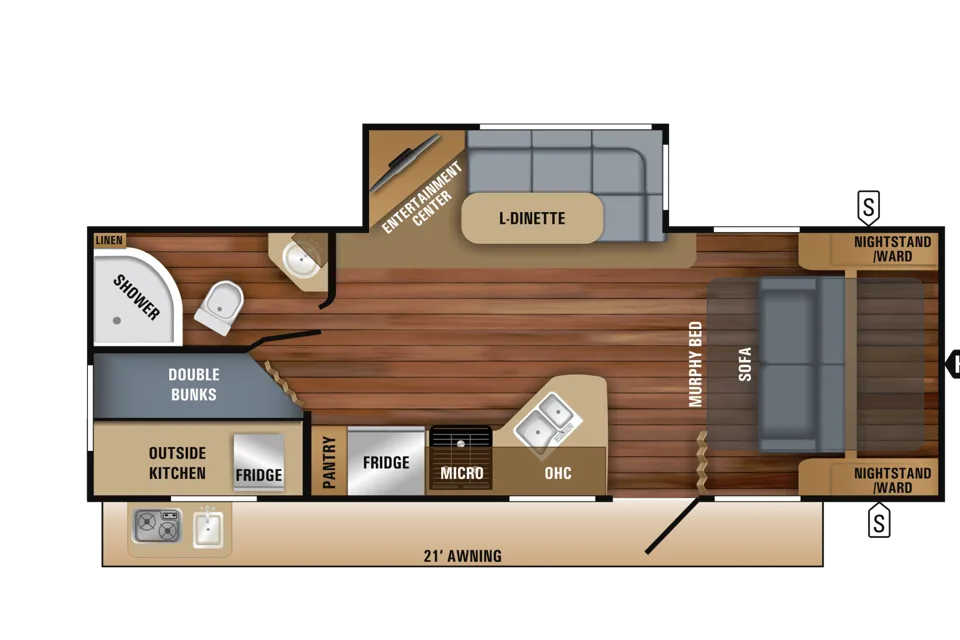 Neo's Jayco white hawk 24mbh Travel Trailer