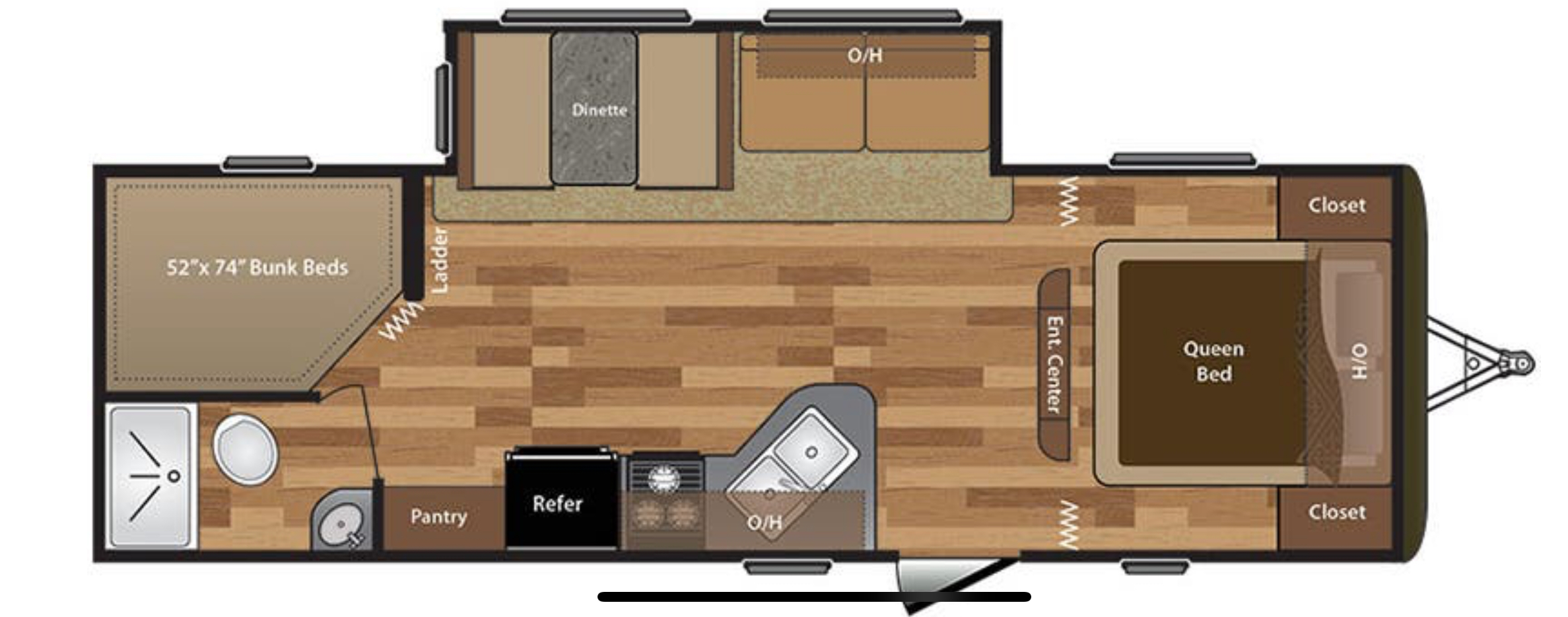 Family/pet Hideout Travel Trailer - everything included