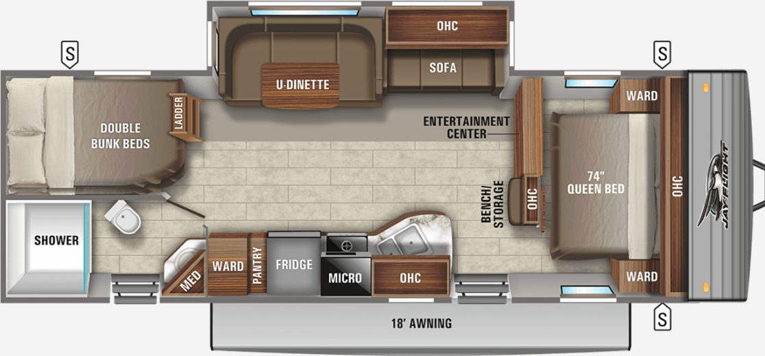 Nathan's Jayco 28BHBE Travel Trailer