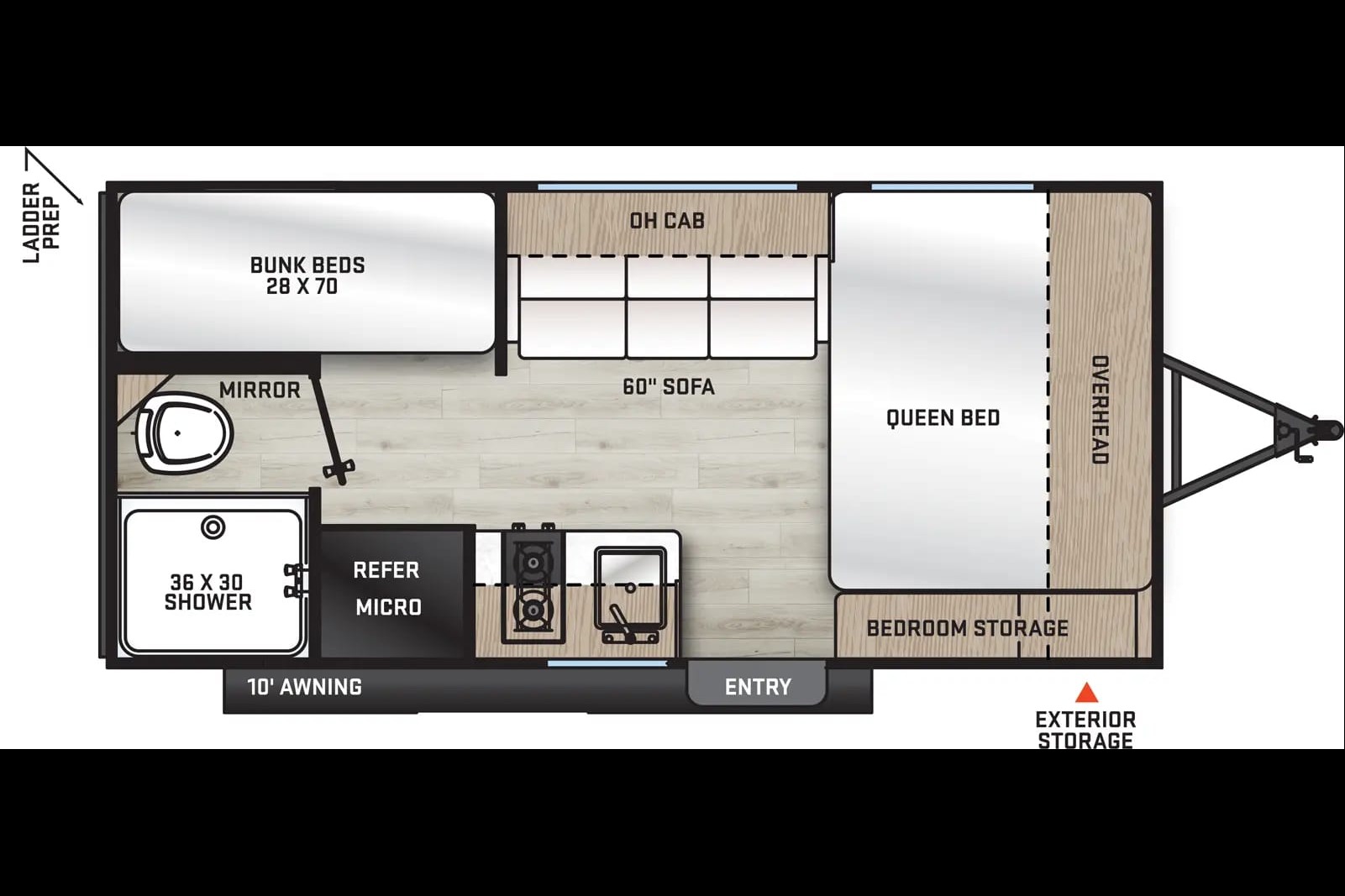 NEW 2025 Forest River Aurora 16BHX