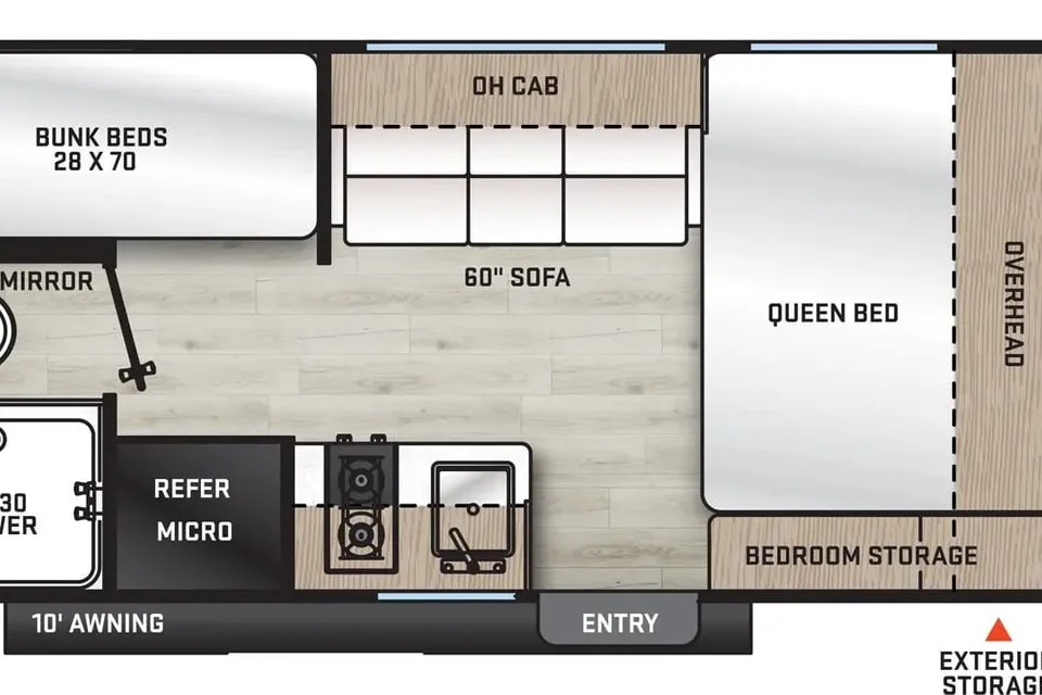 NEW 2025 Forest River Aurora 16BHX