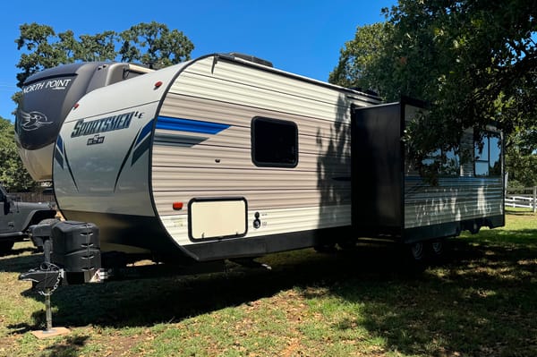 Sunflower RV Rentals KZ Sportsmen LE Bunkhouse Travel Trailer.