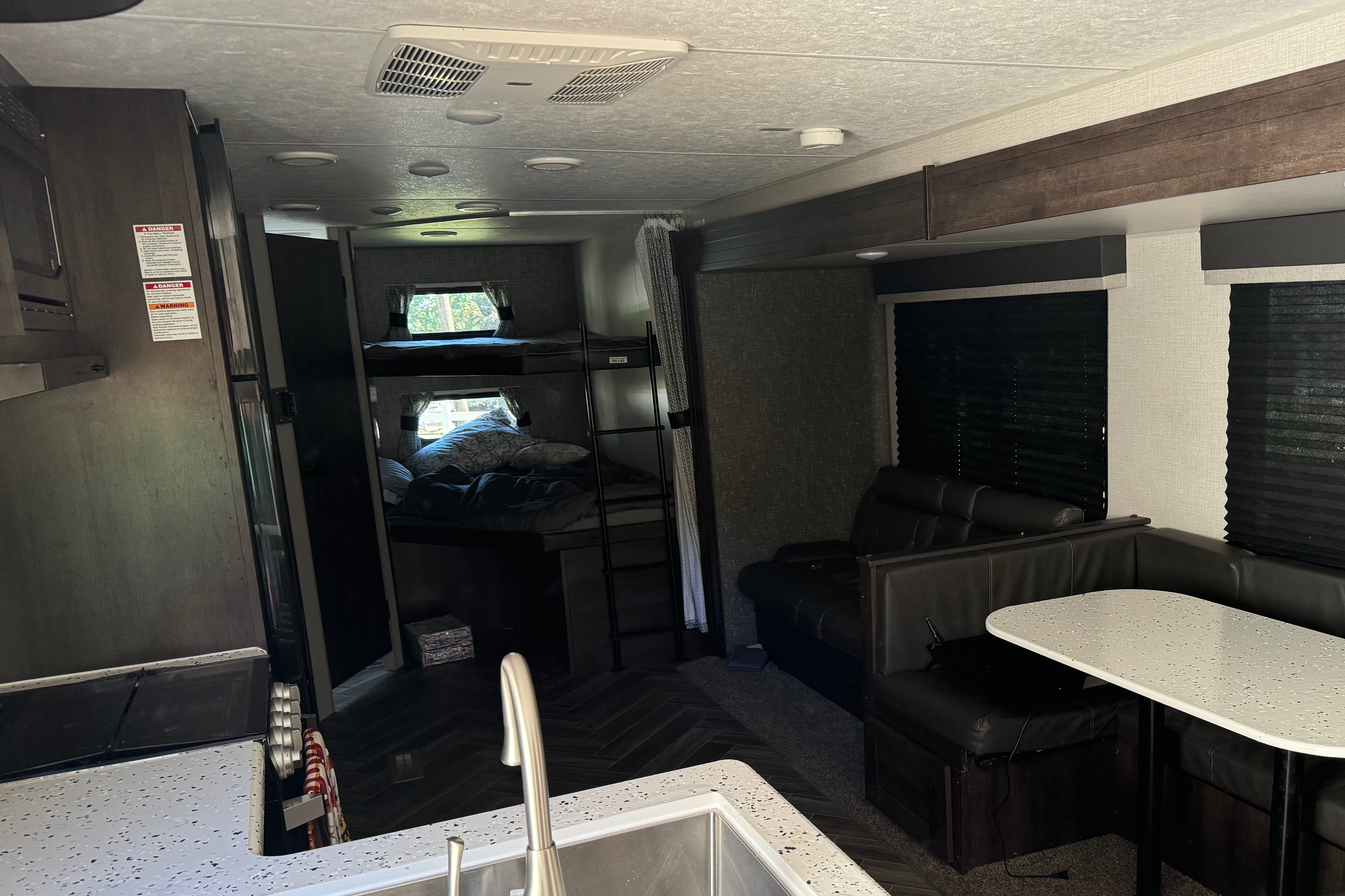 Sunflower RV Rentals KZ Sportsmen LE Bunkhouse Travel Trailer.