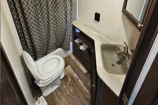 Travel Trailer with Outdoor Kitchen