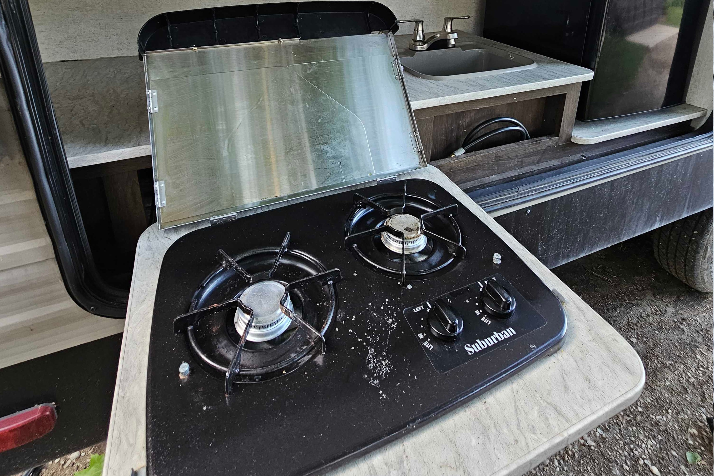 Travel Trailer with Outdoor Kitchen