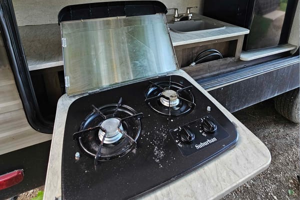 Travel Trailer with Outdoor Kitchen