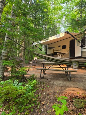 Travel Trailer with Outdoor Kitchen