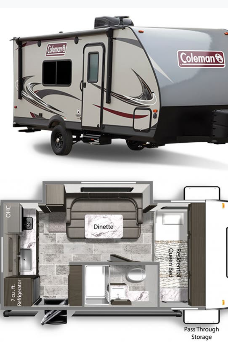Faith’s Coleman Dutchman 1605FB Travel Trailer