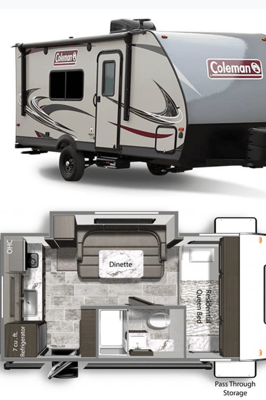 Faith’s Coleman Dutchman 1605FB Travel Trailer