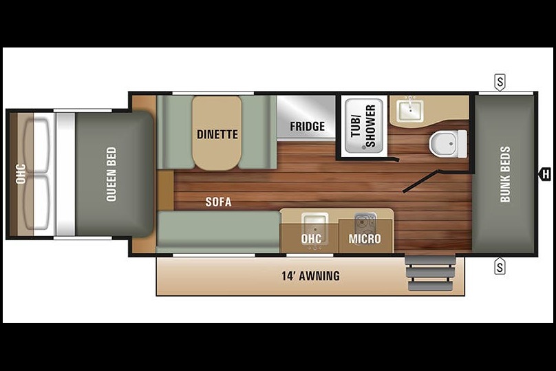 Starcraft Launch Outfitter 7 19BHS Travel Trailer