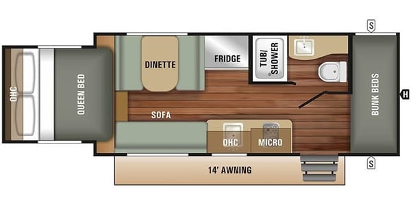 Starcraft Launch Outfitter 7 19BHS Travel Trailer
