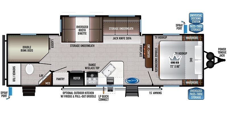 [13] Stress Free RVs - 2022 XL - Della Terra - Bunkhouse