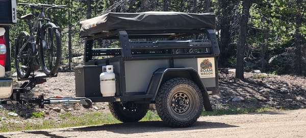 The Roam Wagon - Overland Trailer w/ 4 Person Roof Top Tent