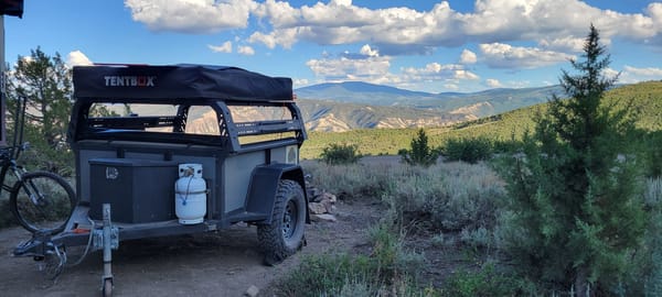 The Roam Wagon - Overland Trailer w/ 4 Person Roof Top Tent