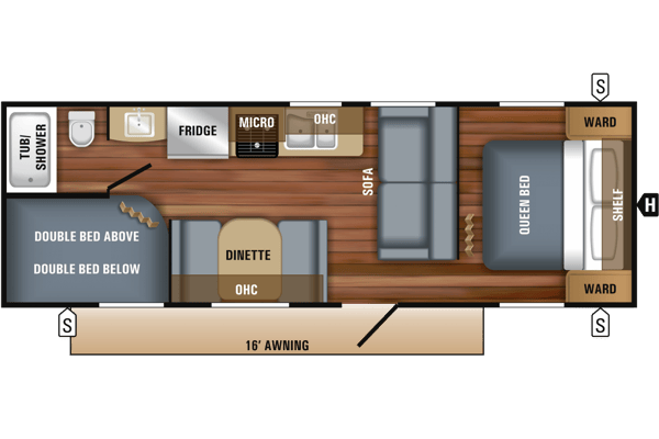 Lightweight Easy Pull Jayco Jay Flight SLX 264BH
