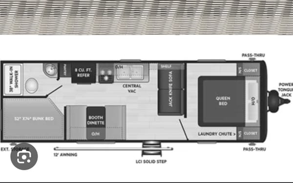 Family Camper Keystone Hideout 262BH Travel Trailer