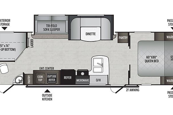 Keystone Passport GT 29.5BH Travel Trailer