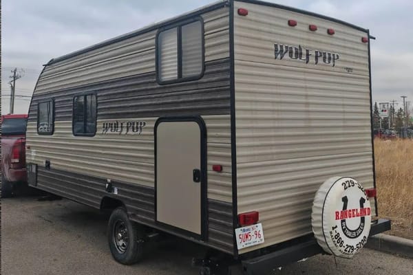 Start your boondocking adventure with the Wild West Wolf Pup!