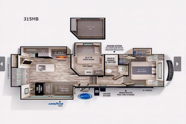2022 Impression Bunk /Loft / 2nd Private Room Forest River