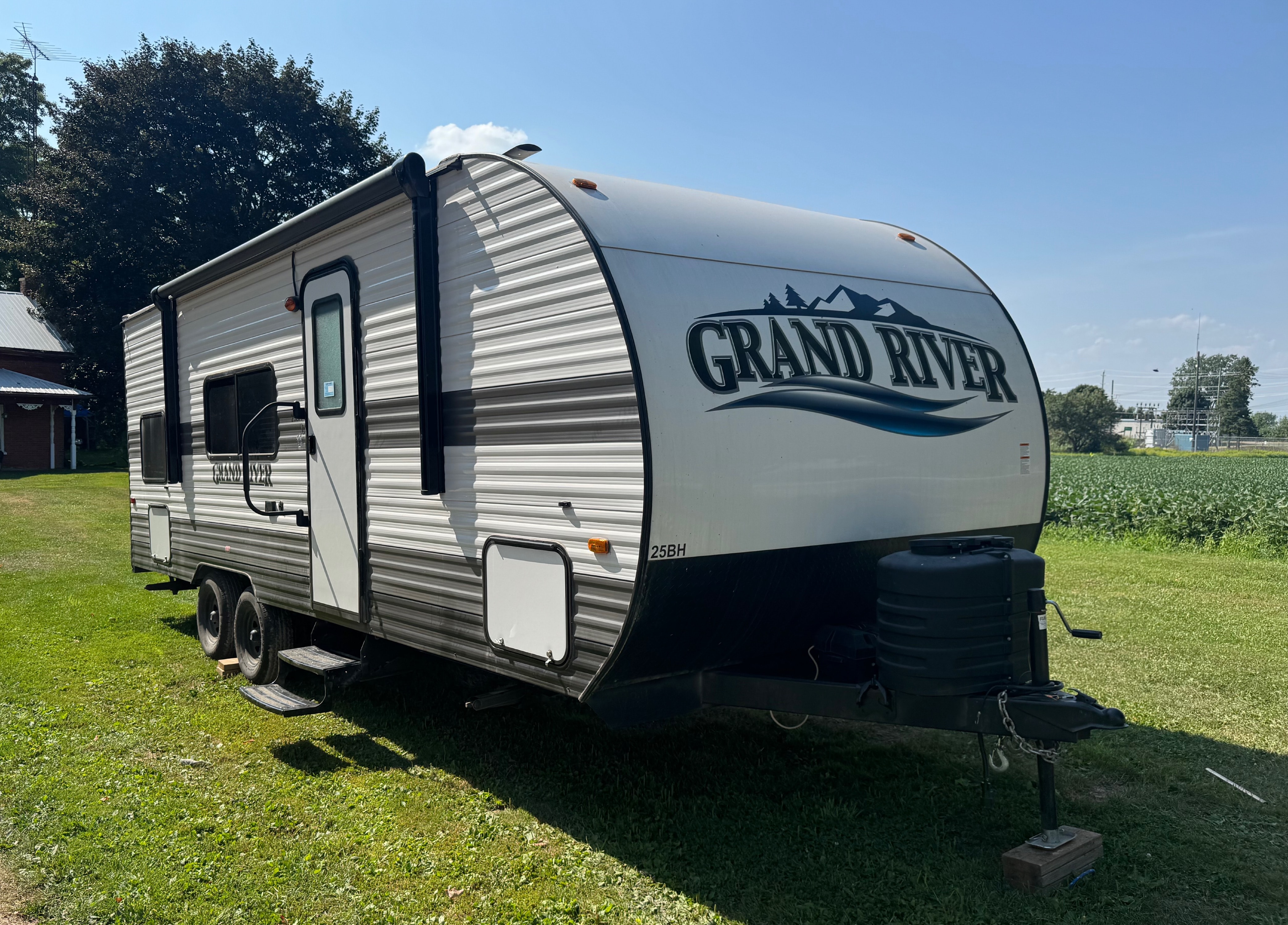 Aiden’s Grand River 25BH Travel Trailer