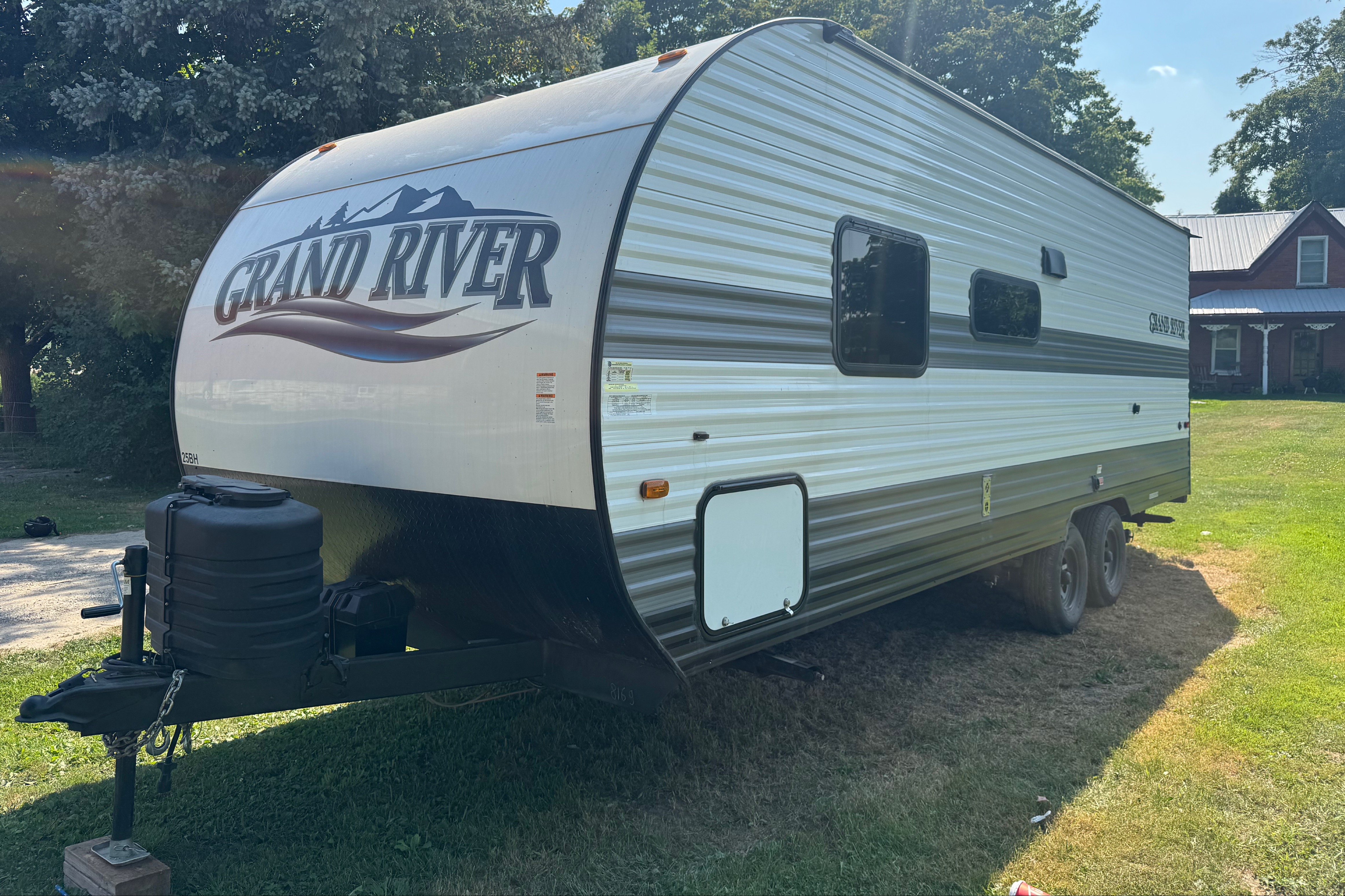 Aiden’s Grand River 25BH Travel Trailer