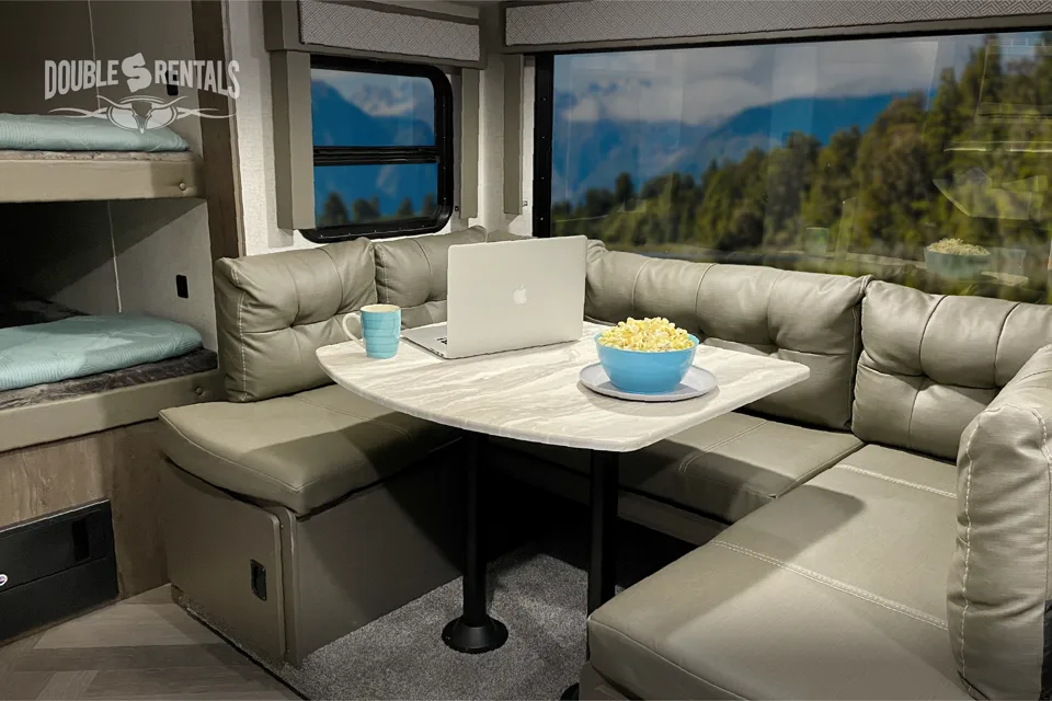 WILDWOOD X-LITE Bunkhouse w/ Keyless Entry, Private Master & Elec Fireplace