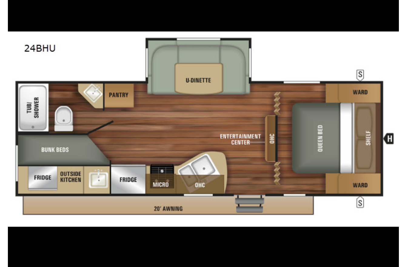 Prairie Family Camper: Bunks, TV & Air-Conditioned