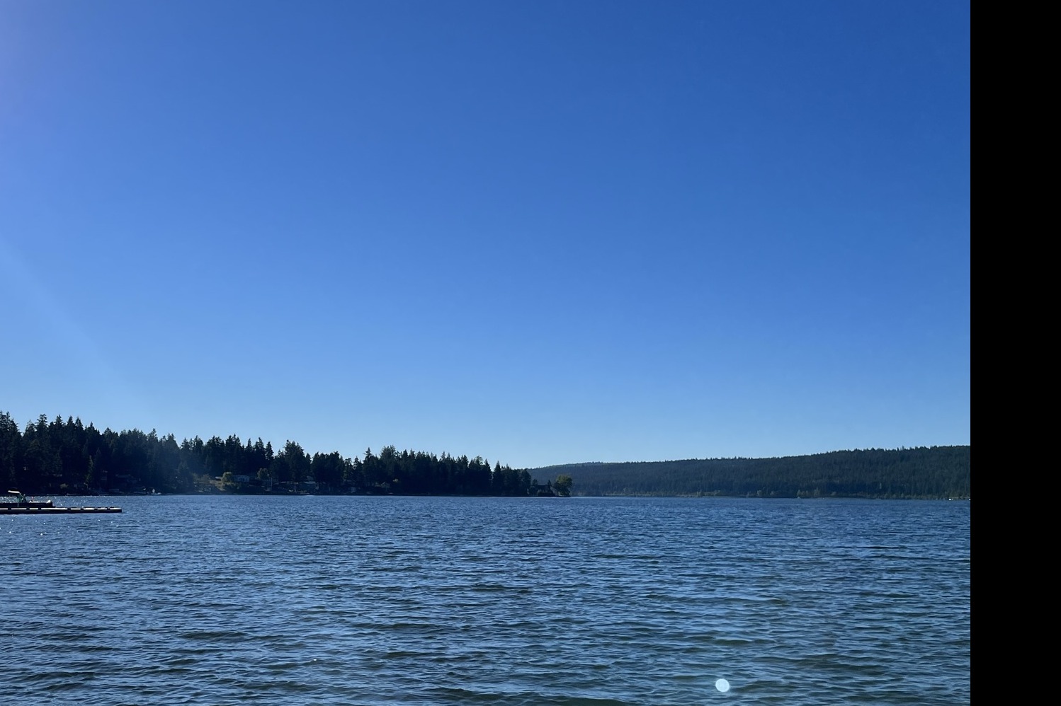 Waterfront RV Cottage WITH DOCK on Gorgeous Lac La Hache