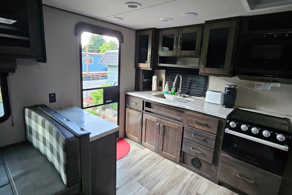 Minky and Mulani's Grand Design Transcend Xplor Travel Trailer